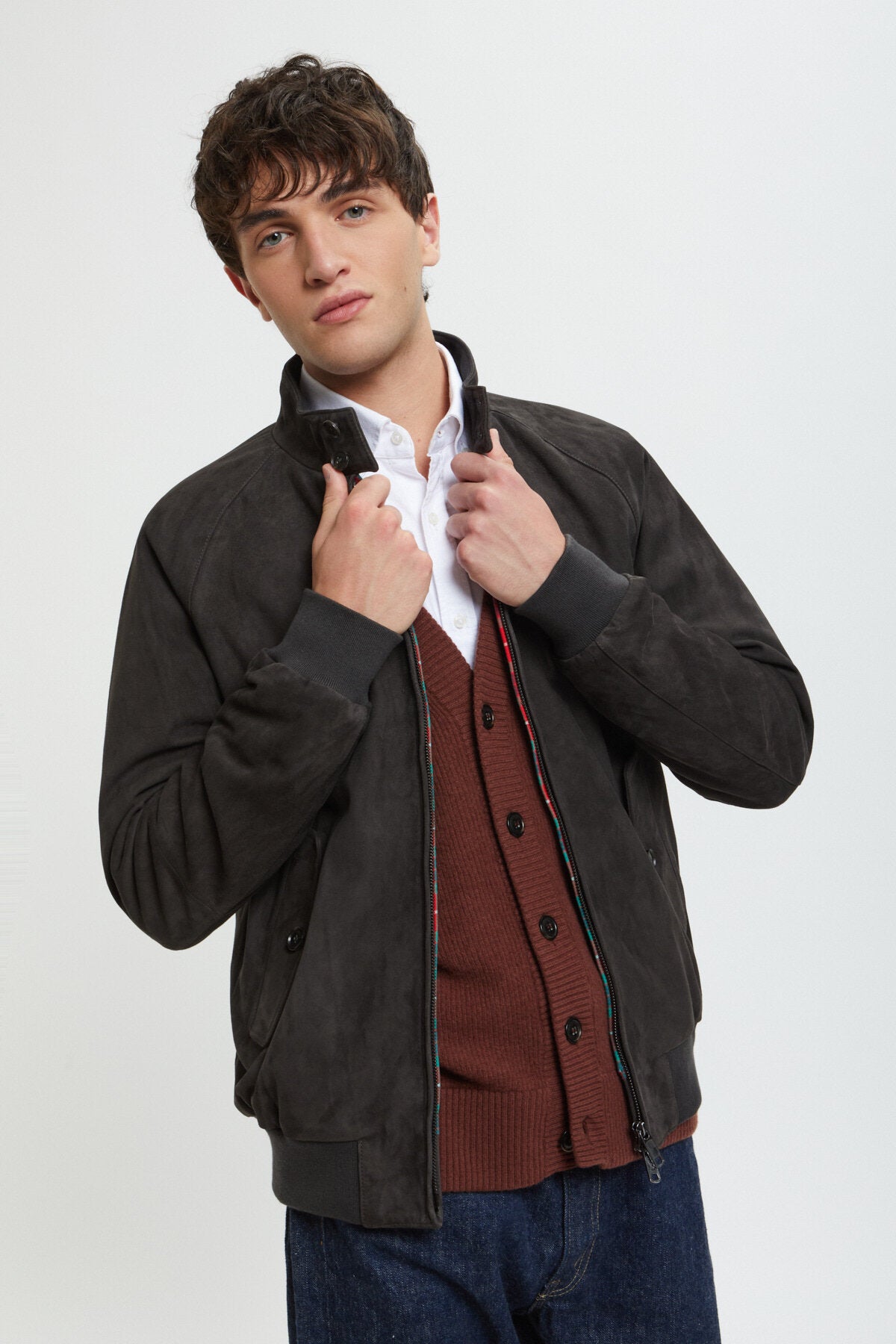 G9 Suede December Sky Baracuta - Main Image