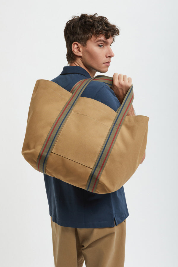 Canvas Garment Dyed Beach Bag