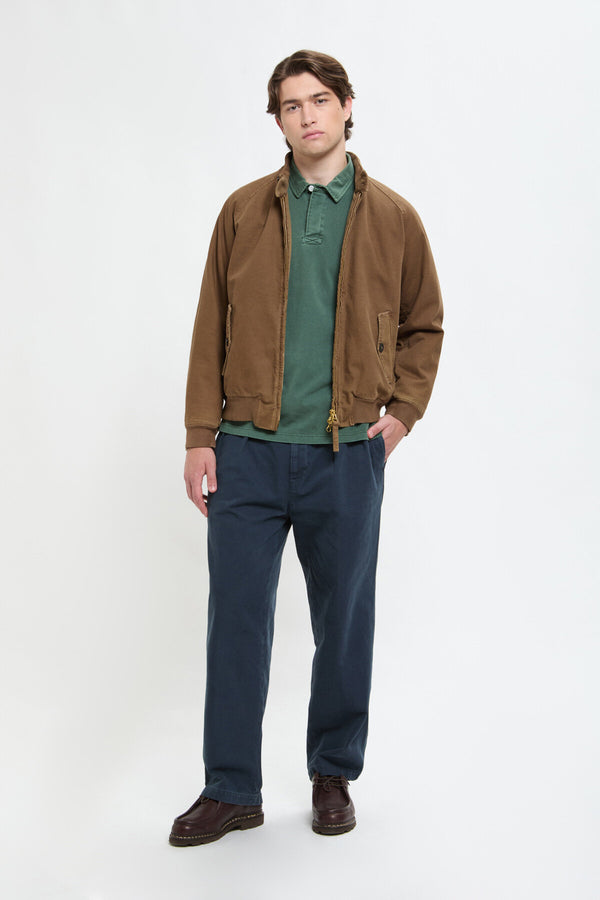 Gefütterte G9-Jacke aus stückgefärbtem Canvas