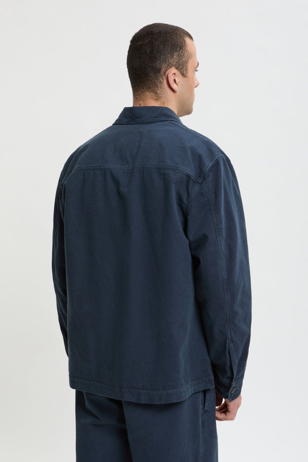 Overshirt in Canvas Tinto Capo