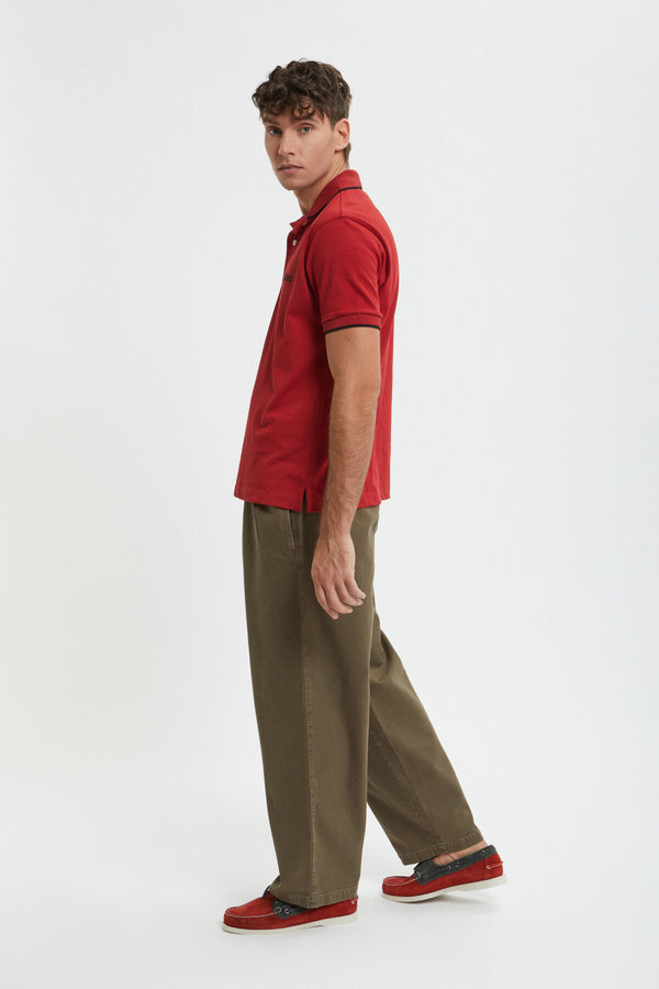 Canvas Garment Dyed Trousers