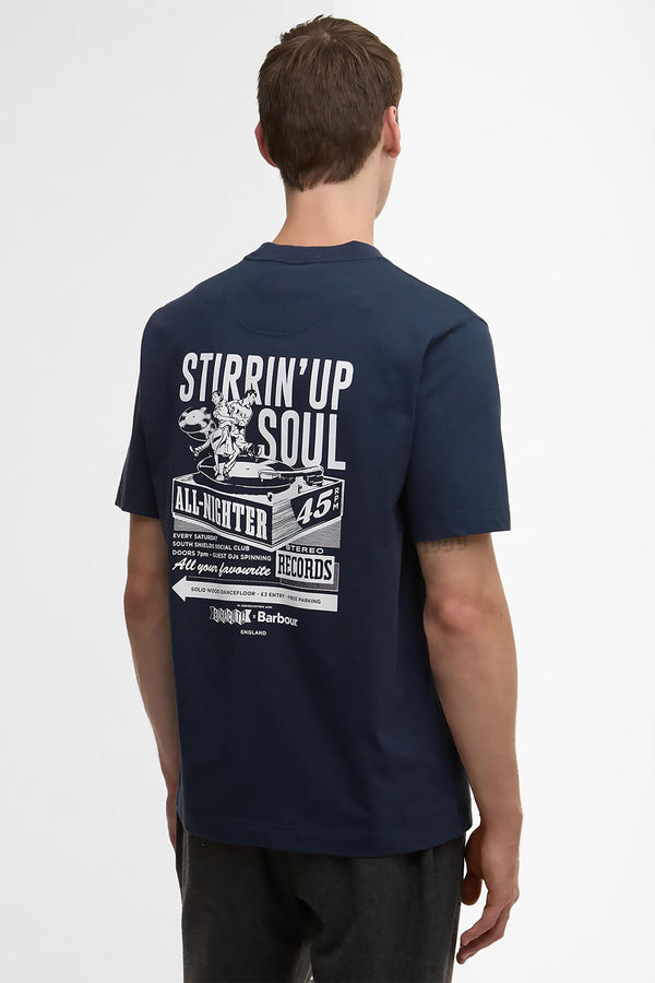 T-shirt oversize All Nighter Barbour x Baracuta