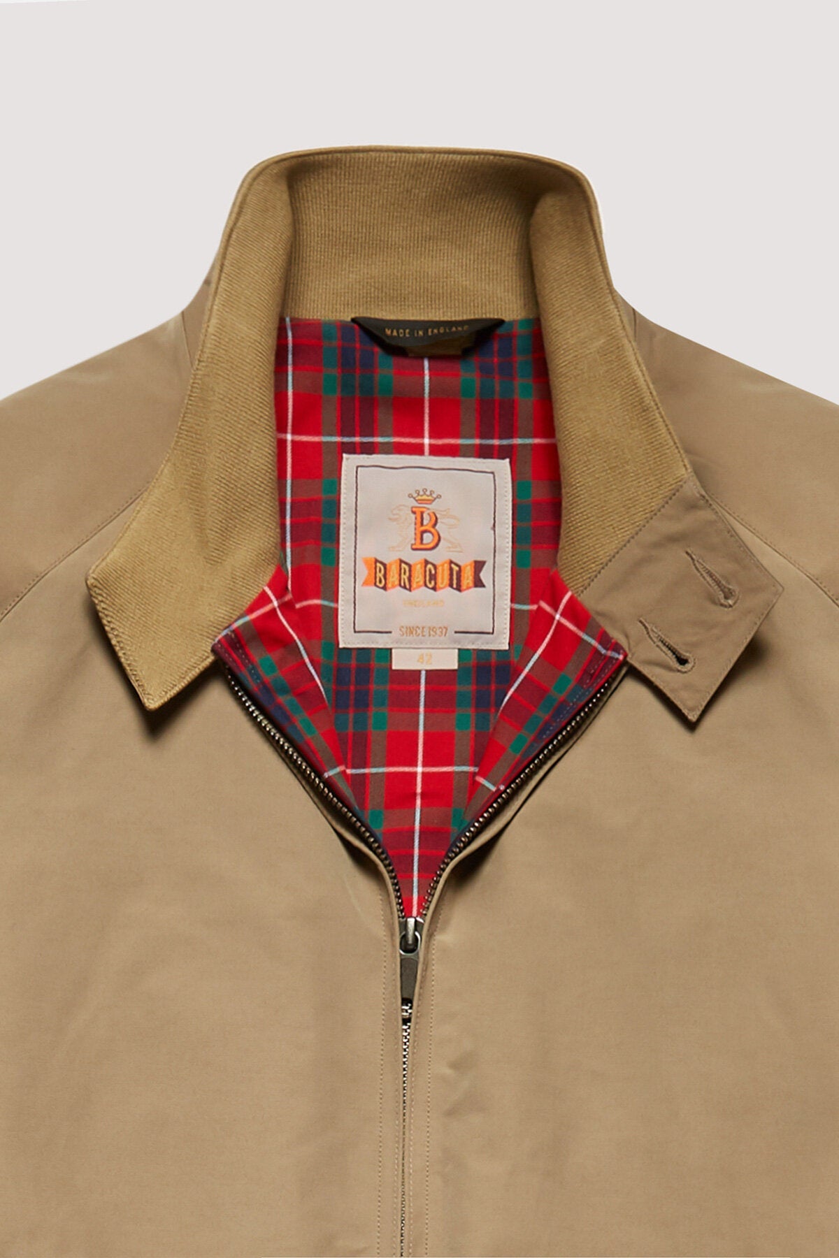 G9 Harrington Jacket Tan | Baracuta