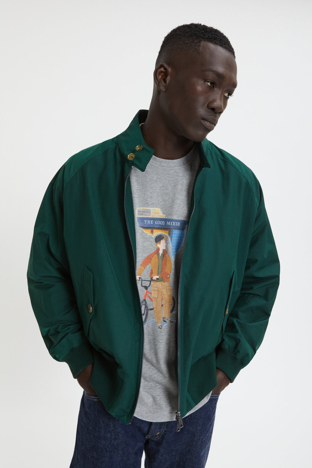 Racing green harrington jacket hotsell